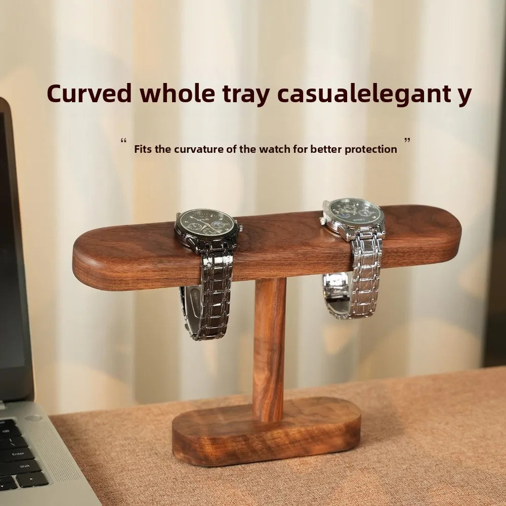 Watch Jewelry Storage Organizer Beech Walnut Wood Multi Hanging Rack For Necklaces Anklets Counter Shop Exhibition Qme