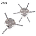 6Inch Steel Wire Grass Trimmer Head - Universal Brush Cutter Steel Head For Lawn Mower Edging - Replacement Trimmer Blade Qme A1