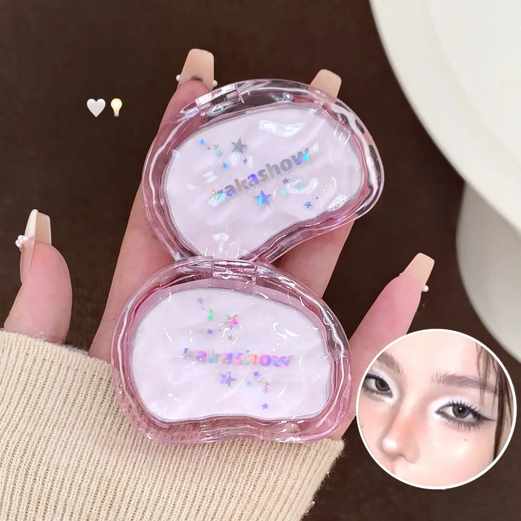 Monochrome Highlight Contour Palette Matte White Highlighter Nose Shadow Face Contouring Bronzer Brighten Gloss Powder Makeup Qme 2PCS 5g