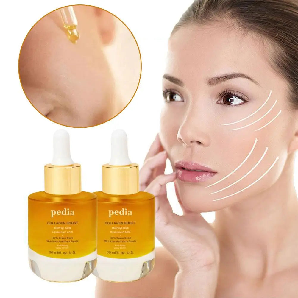 Face Serum Wash-free Collagen Essence Deep Hydration Moisturizer Qme