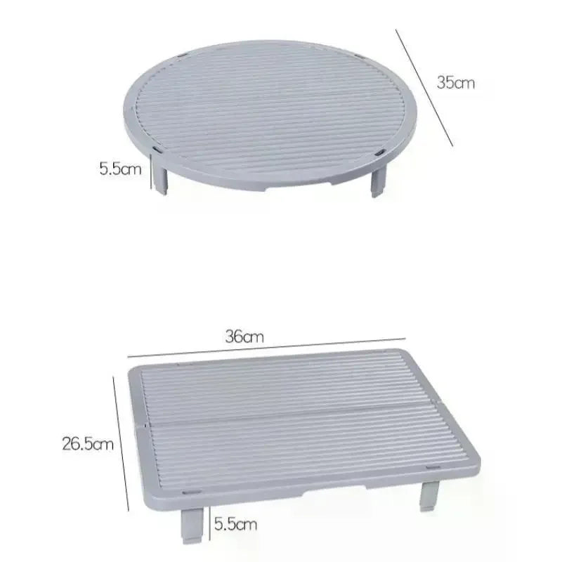Foldable Dumpling Drying Tray Dumpling Mat Non Stick Surface Stackable Design Perfect For Home Kitchen Dumpling Making Food Prep Qme