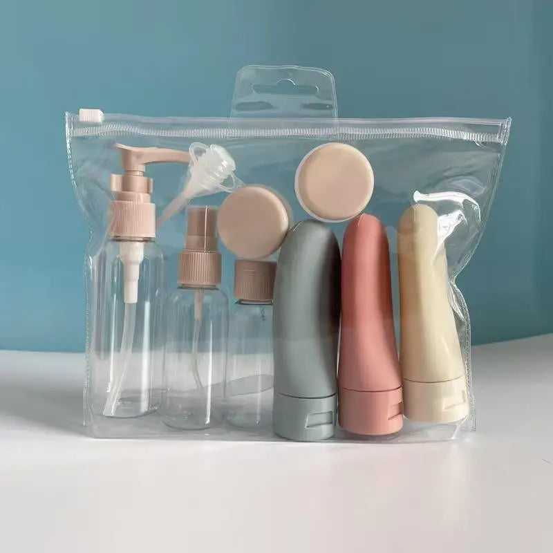 Perfume Bottle Refillable Spray Lotion Shampoo Shower Tube Bottling Qme