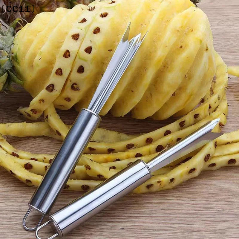 Stainless Steel Pineapple Eye Peeler Shovel Tip Rust Resistant Handle Qme