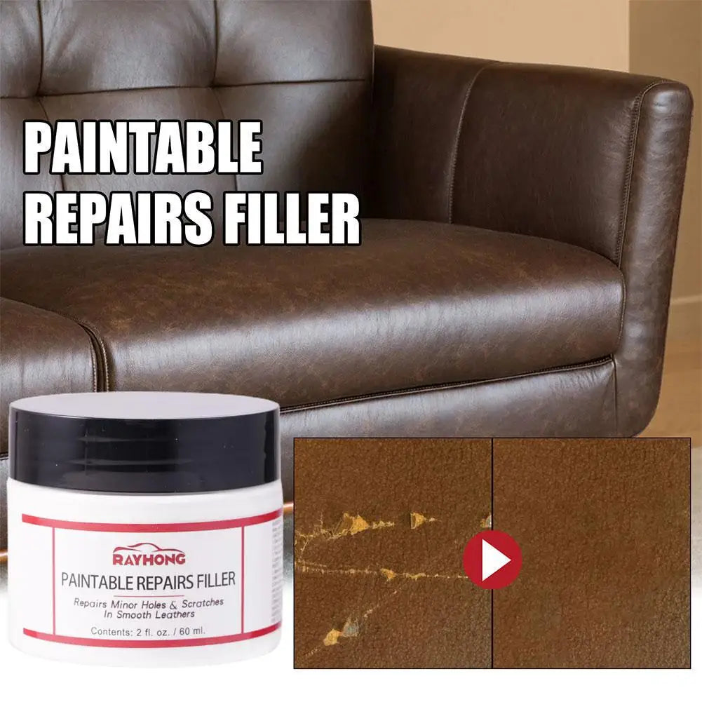 Auto Leather Restoring Paste Car Seat Scratch Refurbishment Damage Qme