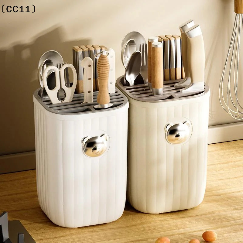 Kitchen Multifunctional Tool Holder Countertop Storage Rack Household Qme