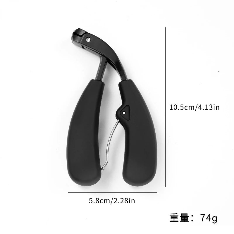 Curved Nail Clippers Large Opening Three Times Anti-splash Storage Qme