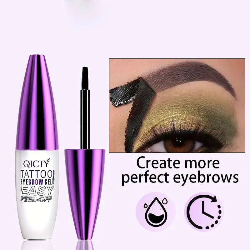 Tear Off Eyebrow Gel Long-lasting Fixing Waterproof Sweat Proof Qme