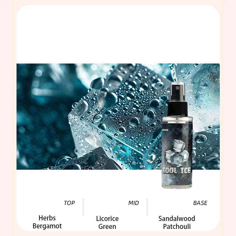 Alcohol-free Car Deodorant Spray Cocoa Strawberry Vanilla Cake Fresh Qme Black Ice 100ml