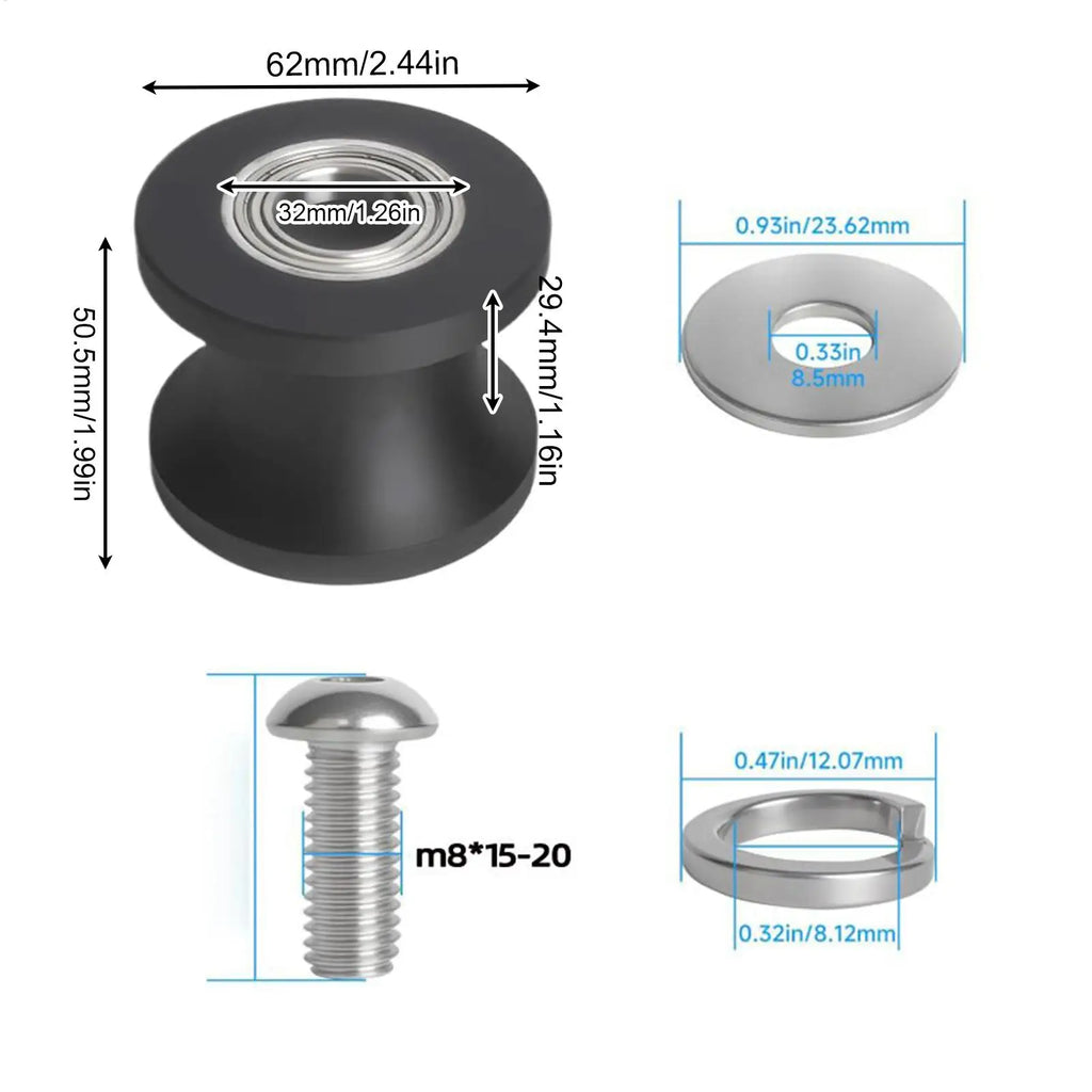 Elliptical Trainer Roller Quiet Smooth Replacement Parts Elliptical Replacement Parts For Indoor Commercial Gym Apartment Room Qme