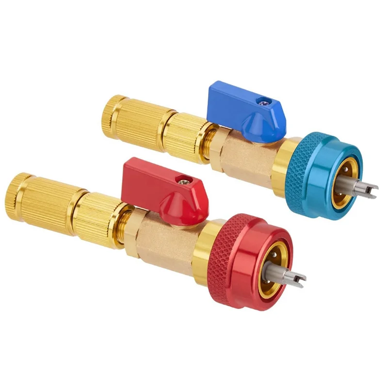 A02F-R134A Valve Core Quick Remover Installer High / Low Pressure Valve Core Remover Tool For Refrigerant Air Conditioner Qme