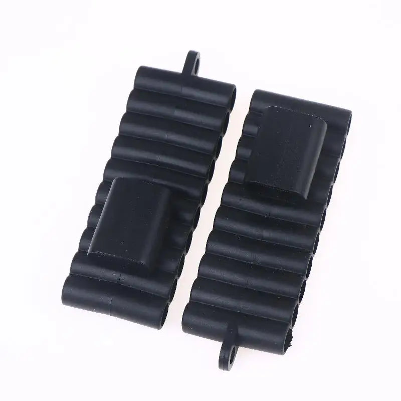 2 3 10 22 32 Holes Storage Case Screw Driver Head Drill Bits Stand Qme 22 hole Black 2pcs