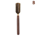 Tea Spoon Ebony Teaspoon Solid Wood Retro Creative Shovel Kongfu Qme B