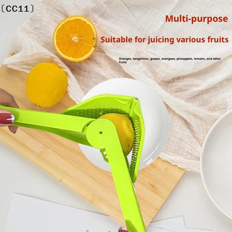 Manual Handheld Citrus Juicer Juice Yield Easy Grip Handle Home Lemon Qme