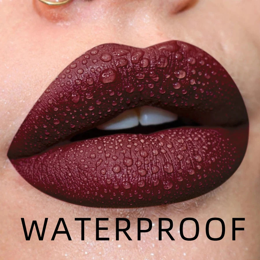 19-color Matte Lip Gloss Nude Liquid Lipstick Waterproof Long Lasting Qme 14