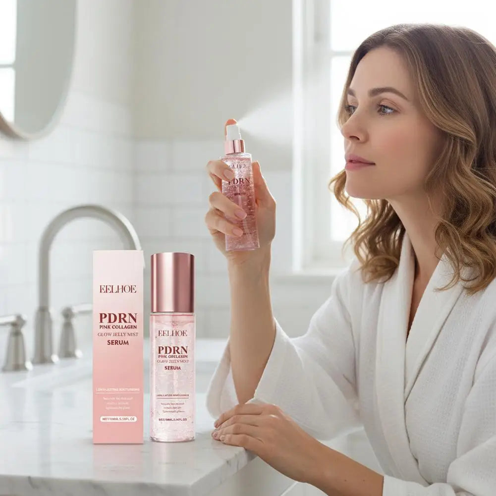 Collagen Essence Spray Smoothing Facial Mist Brightening Spray Nourish Moisturiz Face Serum Toner Improve Drying Skin Care 100ml Qme