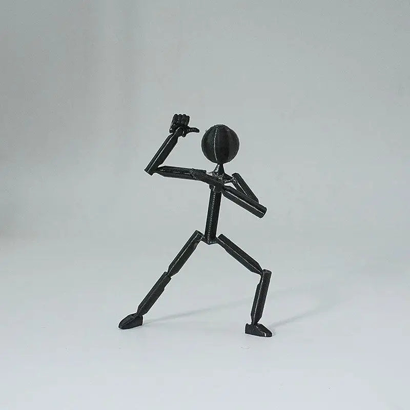 Multi-jointed Multi Joint Stickman Toy Movable 3D Printing Printed Qme