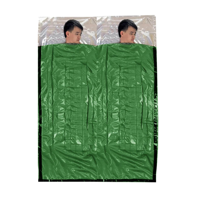 Essential Outdoor Gear Waterproof Emergency Blanket Warmth Survival Qme A9
