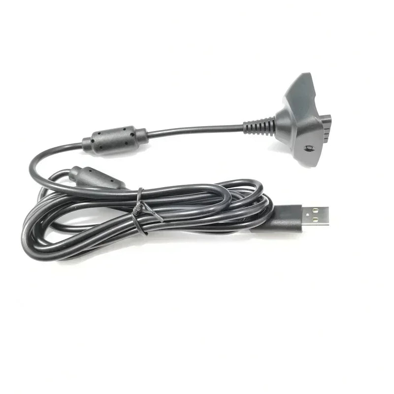 3 pcs Controller Gamepad Charging Wire Cable Cord Lead Charger 1.8m Cable for Xbox 360 Wireless Controller Gamepad Adapter Qme