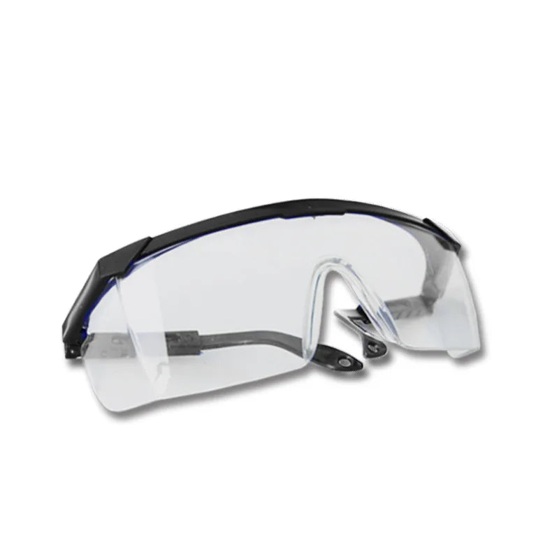 1PCS Industrial Safety Goggles Anti-Dust Windproof Anti-Splash Impact Resistant Protective Eyewear for Lab Work Qme Black