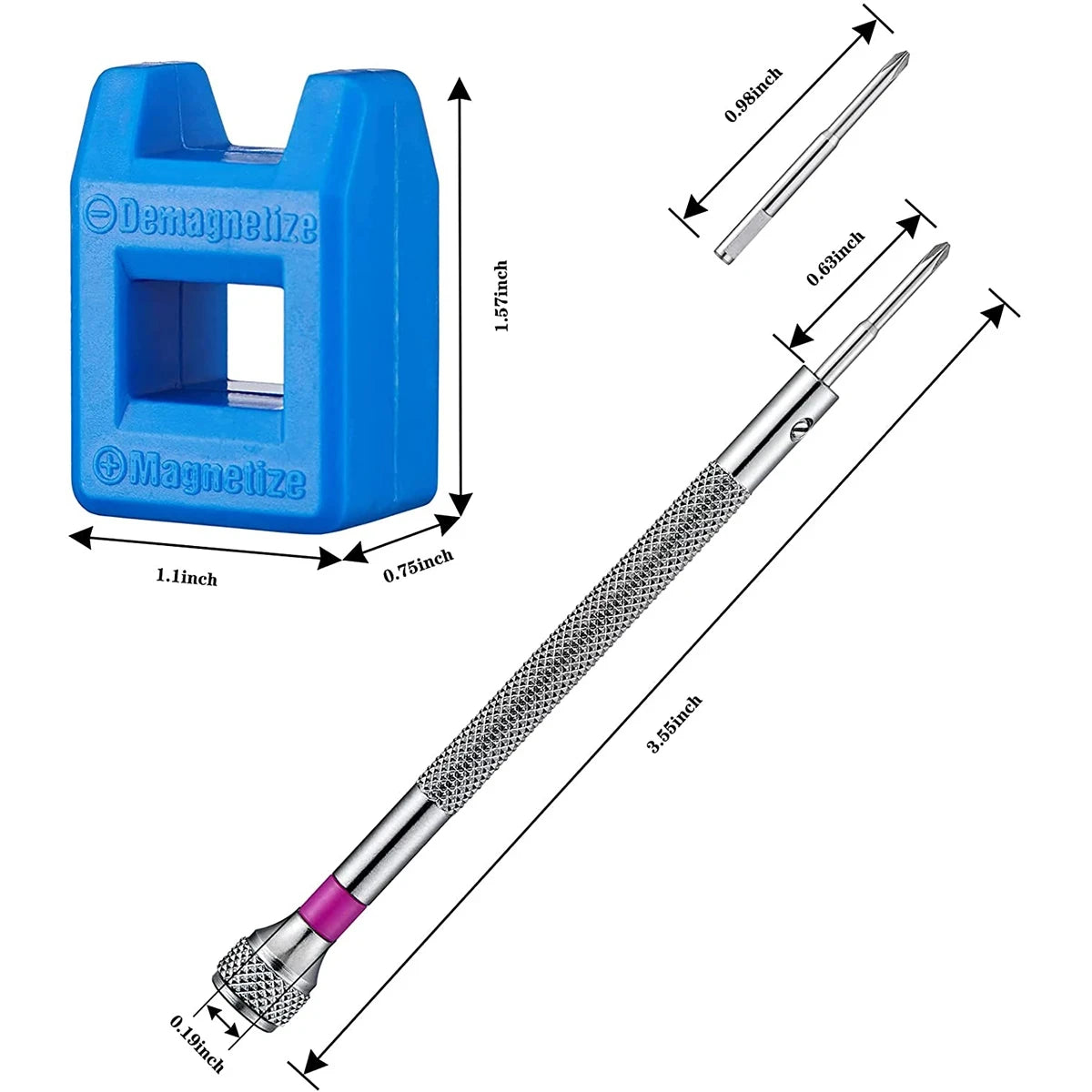Precision Screwdriver 0 6- Micro Cross Home Watch Eyeglasses Jewelry Qme