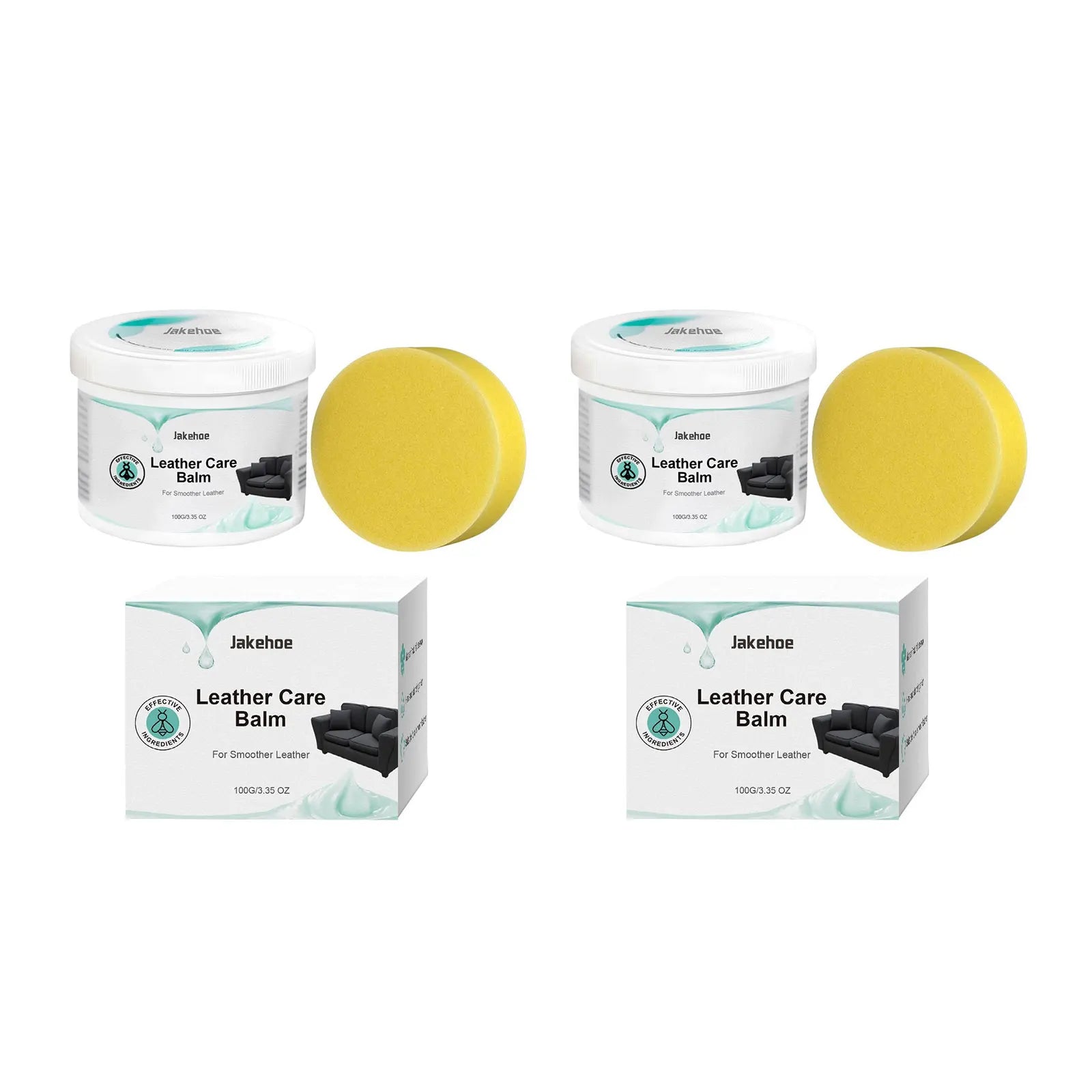 Leather Sofa Repair Cream - Scratch Crack Paint Removal Polishing Decontamination Maintenance Refurbishment Care Wax for Sofas Qme 200g Boxed Kit