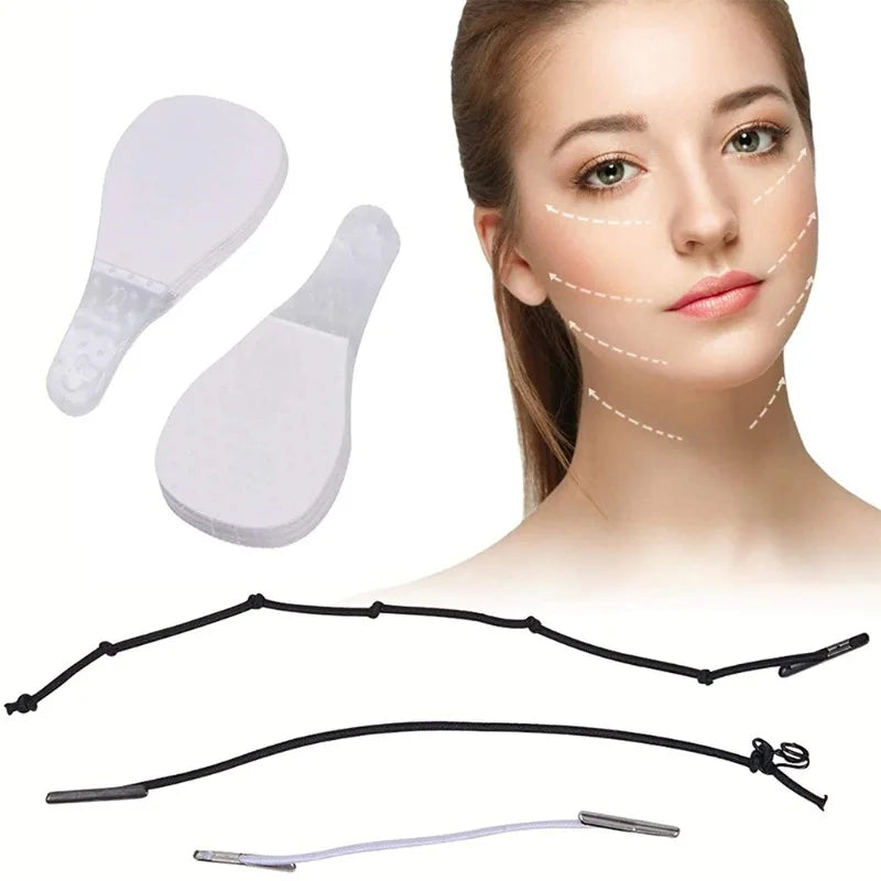 Instant Invisible Face Stickers Neck Eye Double Chin Lift V Shape Qme