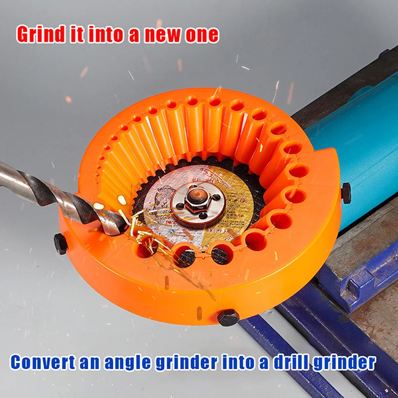 2 Multipurpose Drill Bit Sharpener Power Grinding Attachment Qme