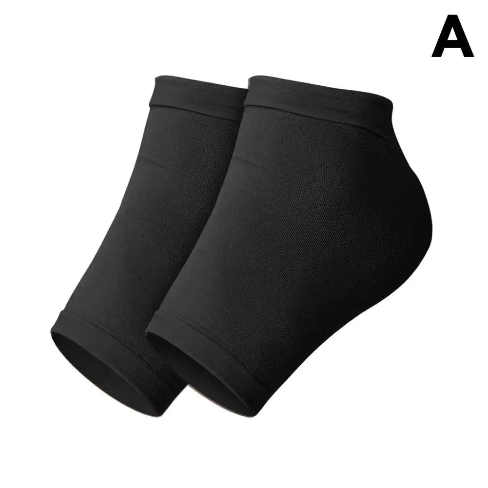 2PCS Gel Moisturizing Heel Socks Spa Sock For Foot Care Gel Heel Socks For Dry Cracked Dry Feet Skin Gel Heel Repair Socks Tools Qme A