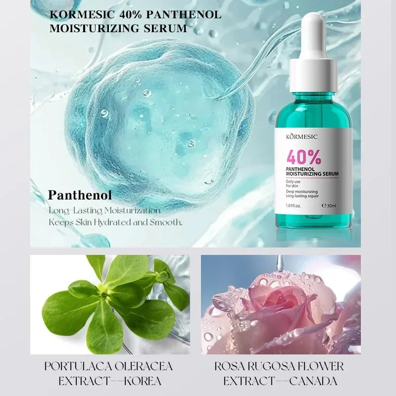 AHA Rejuvenation Niacinamide Brightening Face Serum Hexapeptide Ceramide Panthenol Essence Anti Wrinkle Nourishing Skin Care Qme