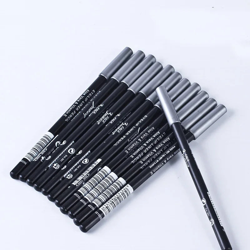 Fashion Professional Makeup Black Brown Eyeliner Eyebrow Pencil Portable Hard Eyeliner Waterproof Lasting Cosmetic Beauty Tool Qme
