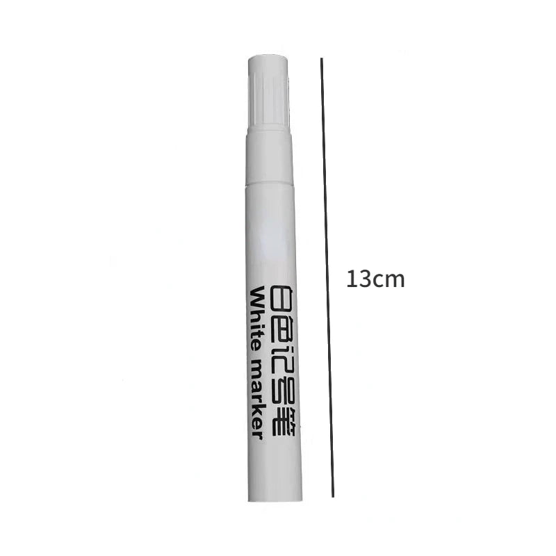 1/3/5pcs Permanent Oily White Marker Pen Waterproof Tire Painting Graffiti Environmental Gel Pen Notebook Drawing Supplies Qme