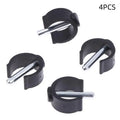 Versatile C-shape Cane Holder Clips Seniors Mobility Aids Crutch Qme Black