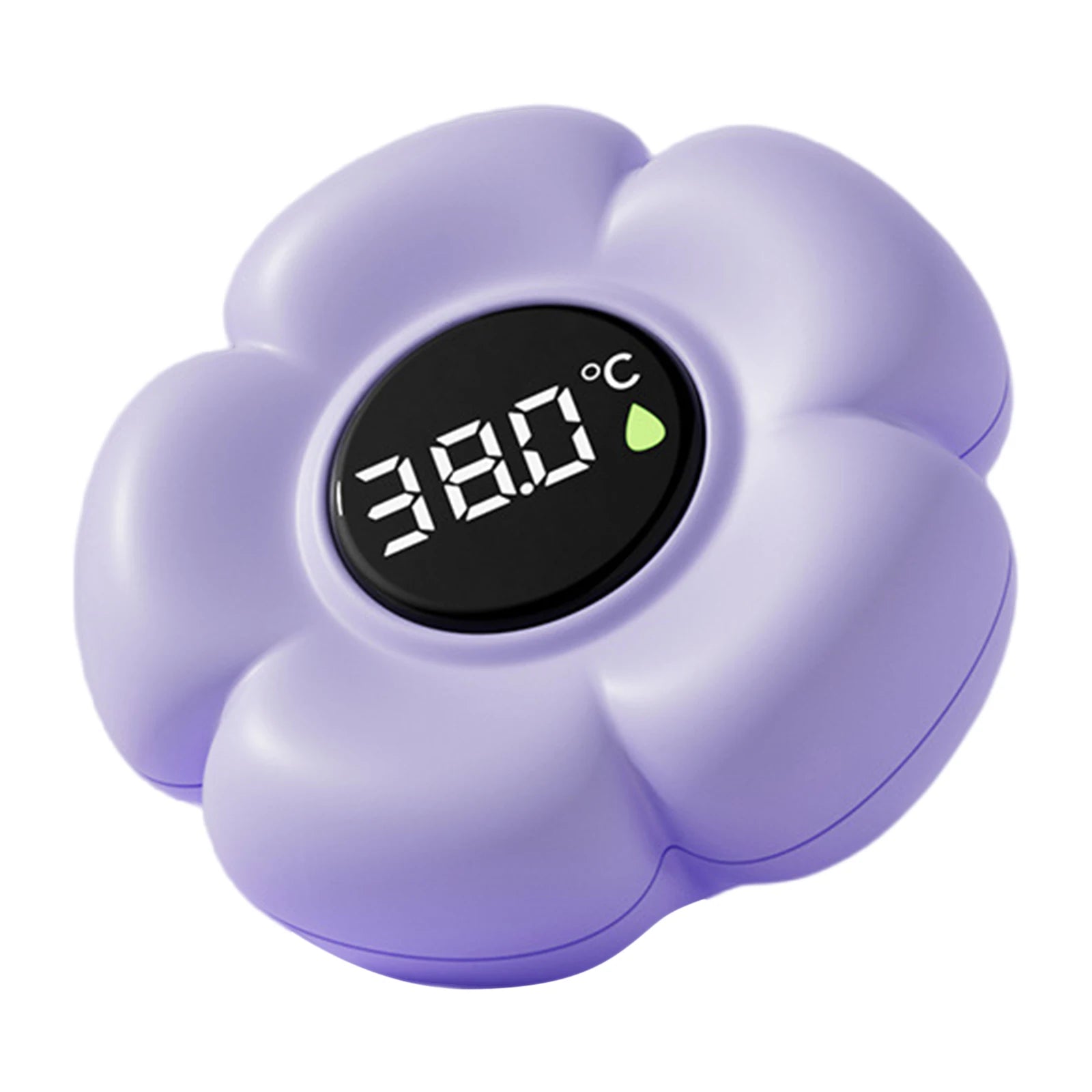 Baby Bath Thermometer with LED Display & Color Alerts Digital Water Temperature Thermometer for Newborns & Toddlers Qme PURPLE