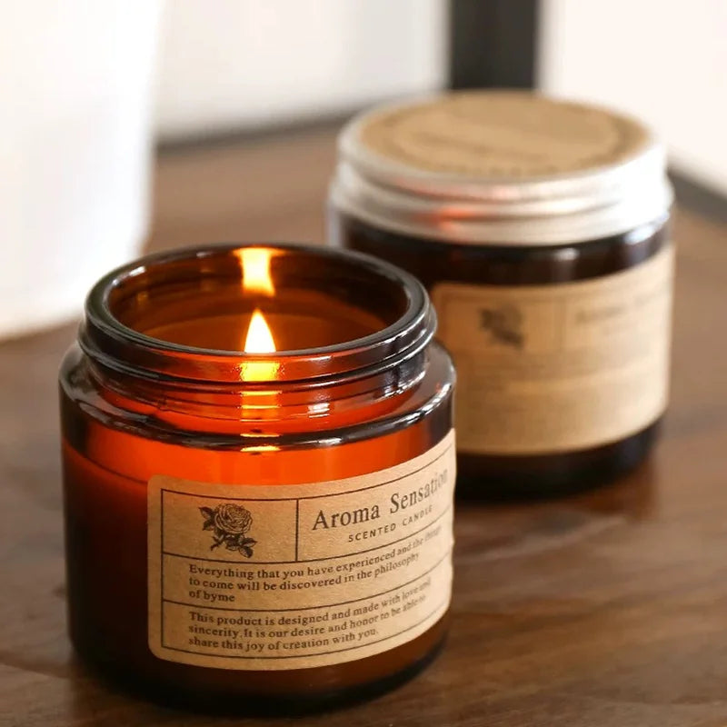 Scented Candles Smokeless Soy Candle Essential Oil Aromatic Candle Luxury Decoration Candle Wedding Gifts Party Home Decoration Qme