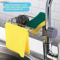 Kitchen Stainless Steel Sink Drain Rack Sponge Storage Faucet Holder Qme Default Title