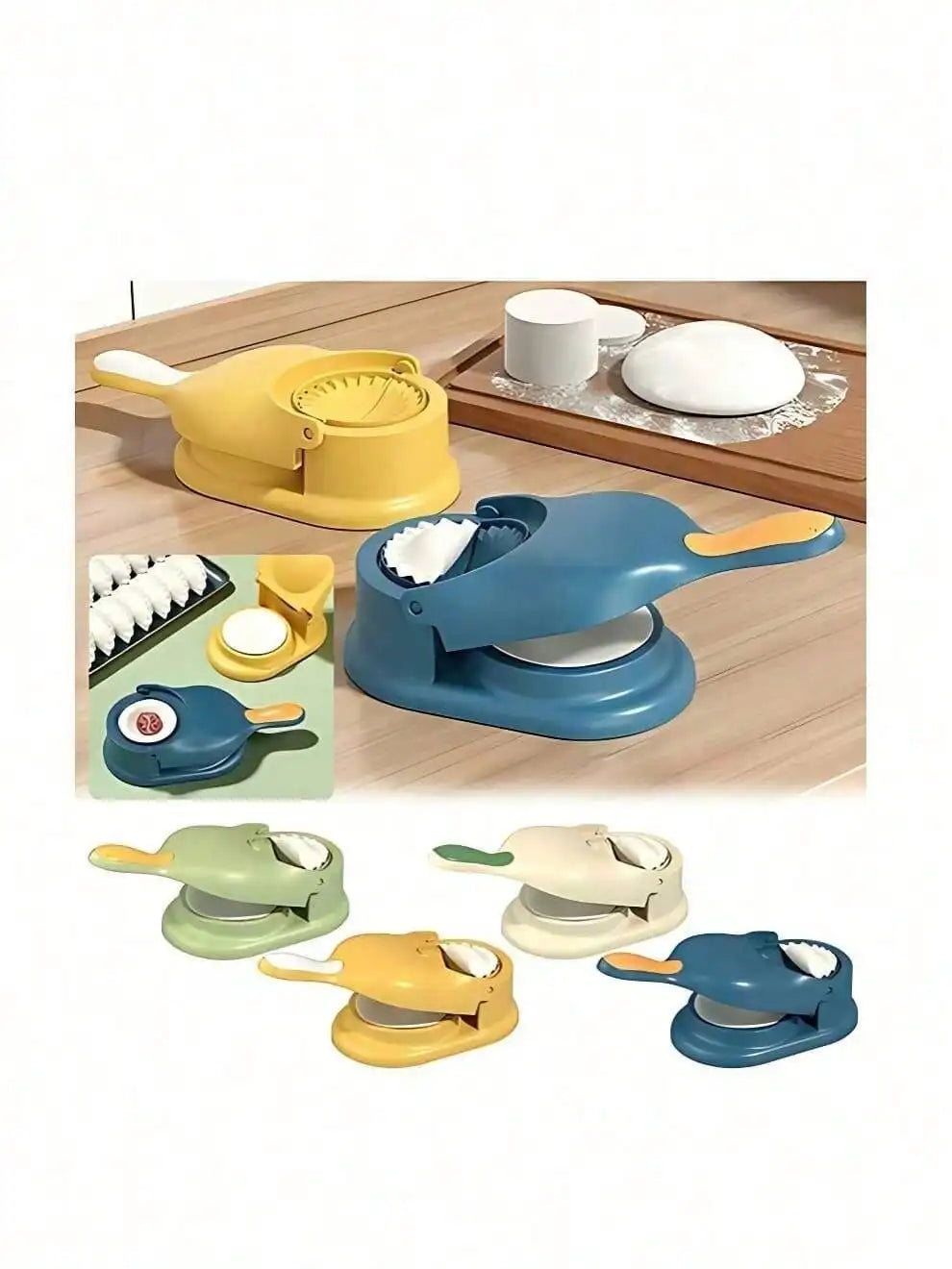 2-In-1 Durable Polypropylene Easy Dumpling Maker Manual DIY Press Qme