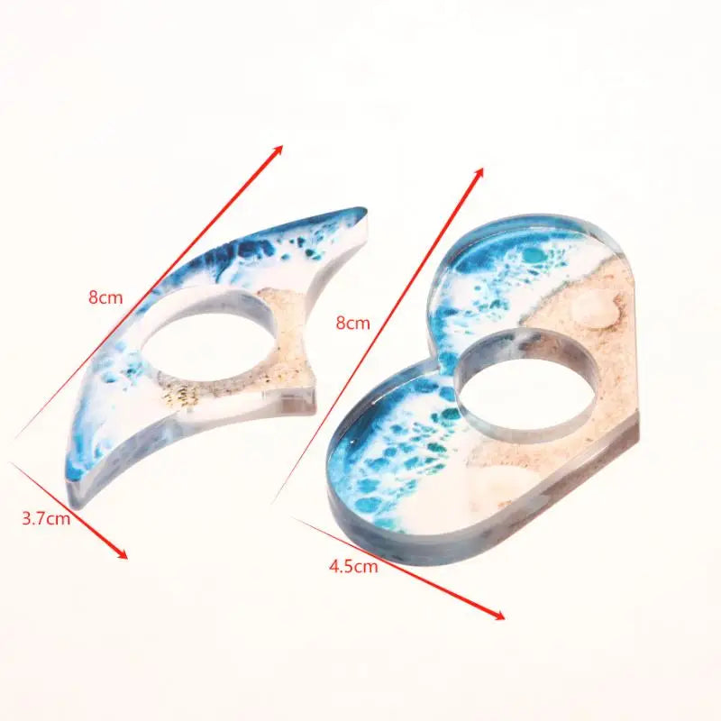 1 Multifunctional Ocean Beach Resin Book Page Holder Durable School Qme