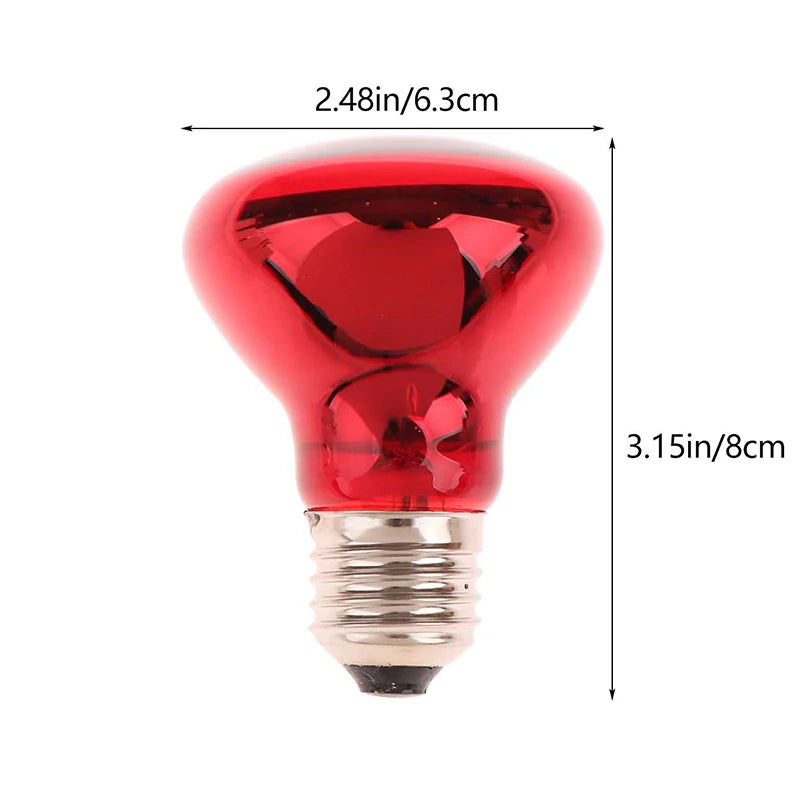25 40 50 60 75 100W E27 UVA Poultry Bulb Infrared Night Light Day Qme