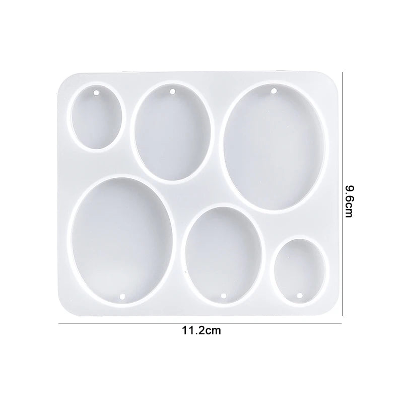 Earring Resin Silicone Molds Pendant Epoxy DIY Craft Women Earrings