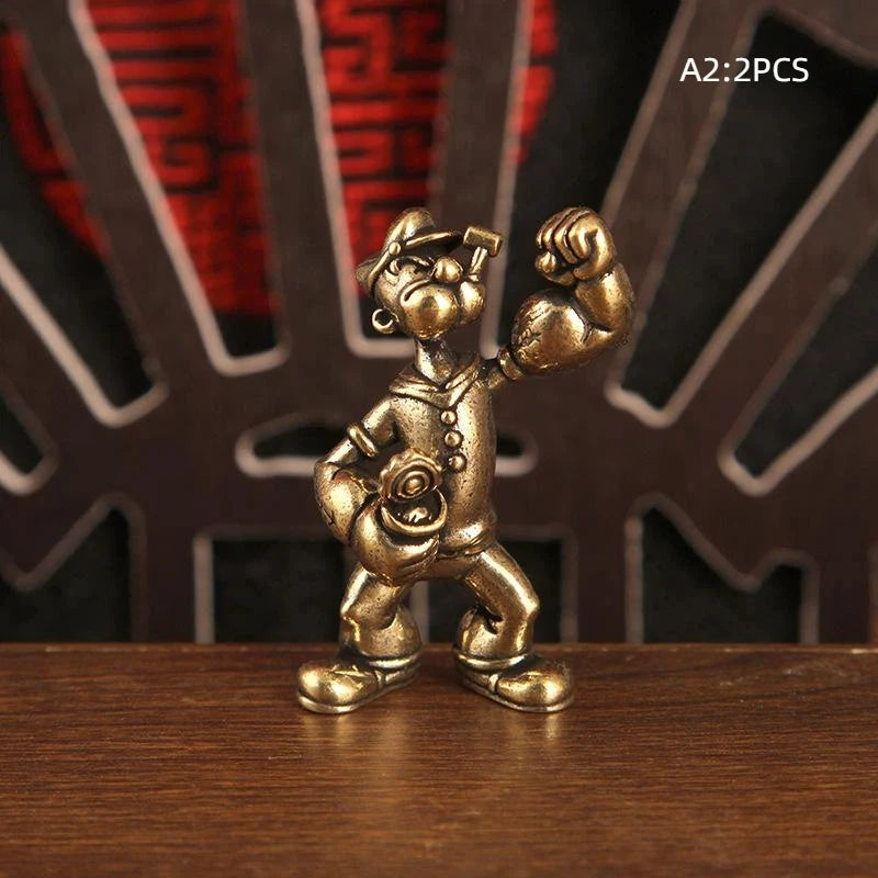 1 Tea Table Art Ornaments Decorative Car Home Desktop Qme 2pcs