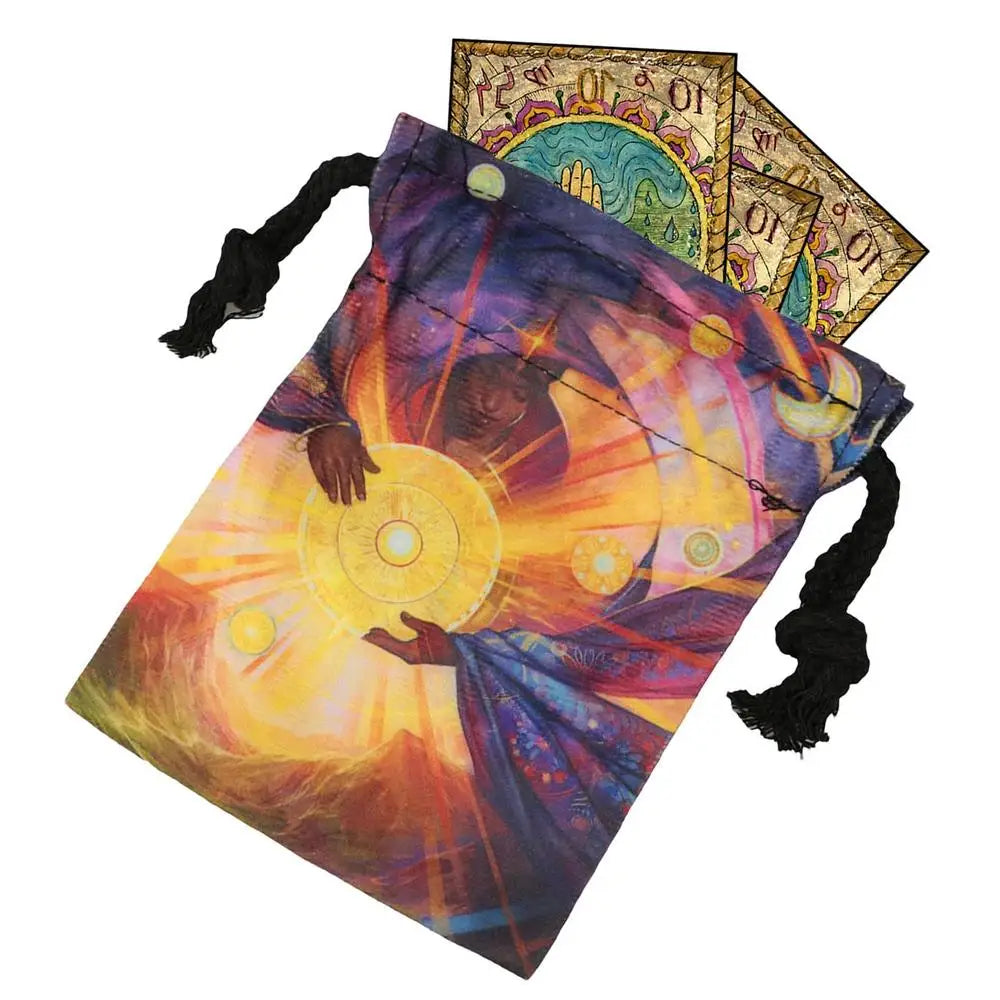 Tarot Bags Pouches Drawstring Dice Bag Card Storage Digital Printing Qme 3 China Mainland