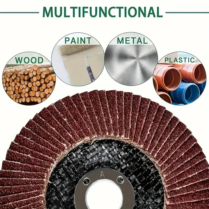 4.5 inch zirconia wing blade 40-120 grinding wheel blade, 7/8" hole grinding wheel disc, grinding wing blade wheel for wood and Qme