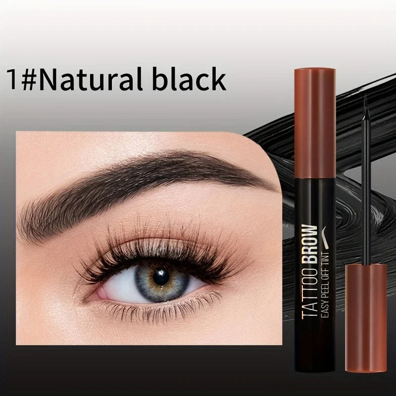Tear-away Eyebrow Tint Cream Smudge-proof Long-lasting Flawless Qme 01Black