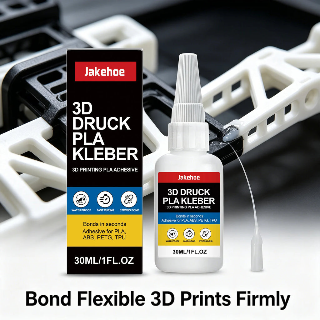 3D Printing Adhesive Waterproof Fast Curing Strong Bond Sturdy Durable Non-irritating Easy to Use Suitable for Various Materials Qme