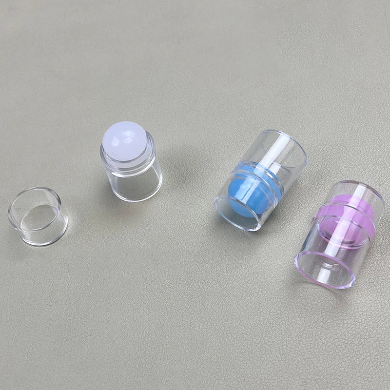 Erasable Mini Small Single Head Silicone Seal Nail Steel Plate Qme
