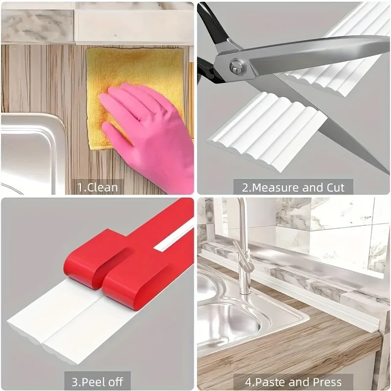 Self adhesive PVC corner protection strip, flexible plastic edge protection, suitable for indoor/outdoor wall corners, living ro Qme