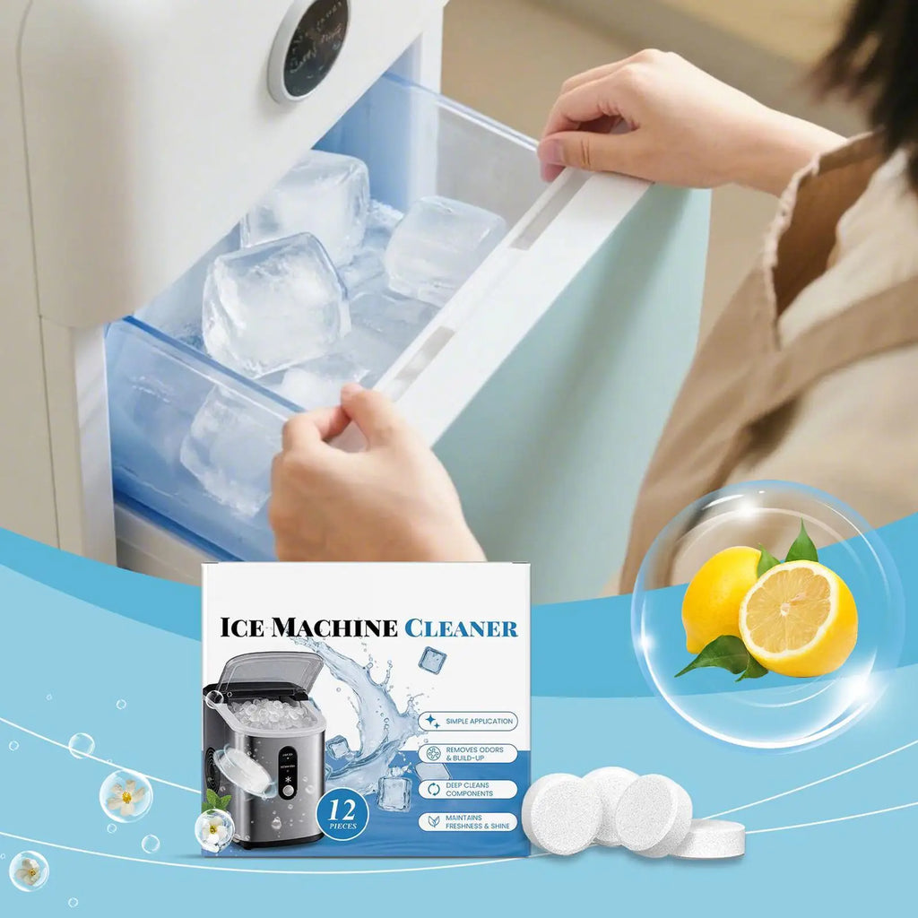 Ice Maker Cleaner 12 Piece/box Ice Machine Cleaner Maker Descaler Cleaning Washing Descaling For Home Icemaker Appliance Cooler Qme