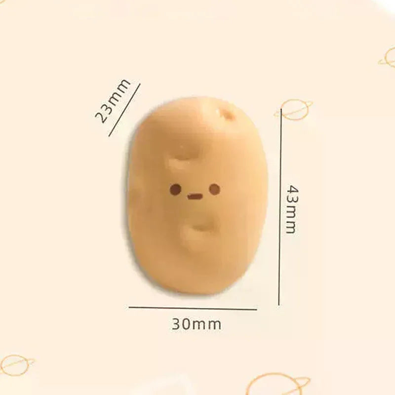 Creative Simulation Food Eraser Potato-shaped Model Children's Qme