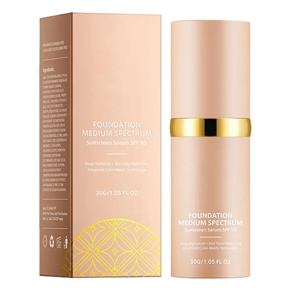 Changing Foundation Lightweight Skin Concealer Liquid Soft Matte Long Qme 01 CN