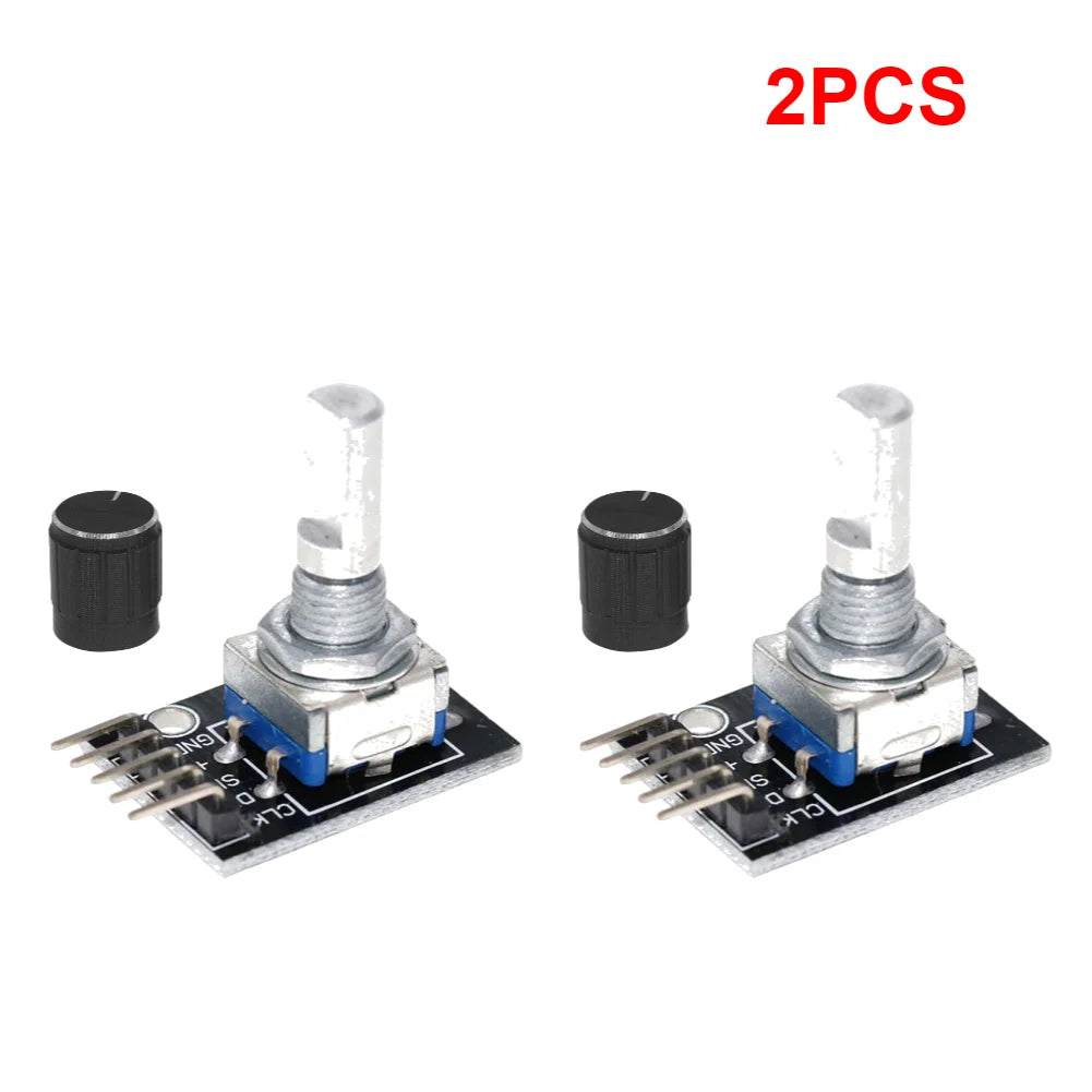 360 Degree Rotary Encoder Module HW-040 Brick Sensor Development Board with Push Button for Arduino 1-8PCS Qme 2PCS